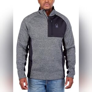 Spyder Men's Half‎ Zip Sweater Gait Knit Pullover Sweatshirt/Jacket Size XXL